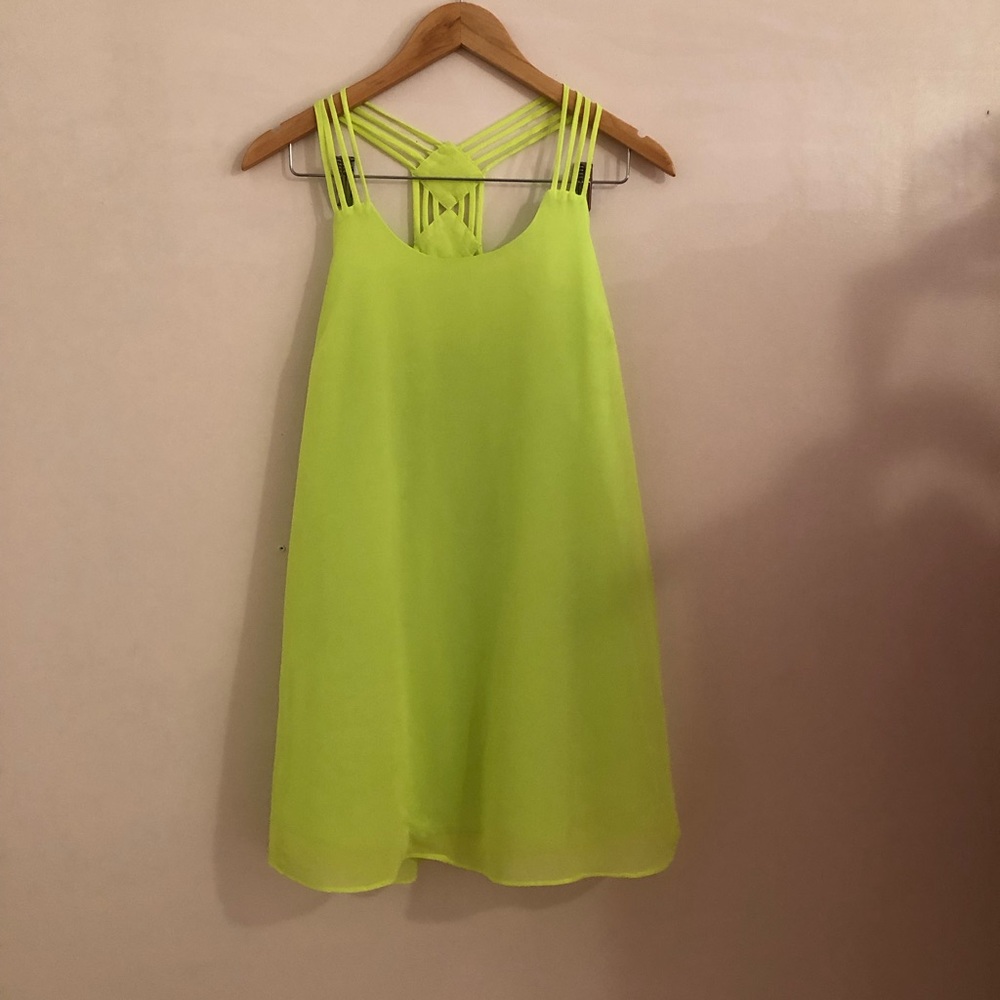 Charlotte Russe Neon green dress